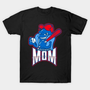 Baseball Mom Red T-Shirt